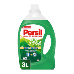 Persil Power Gel White Flowers Liquid Detergent 3ltr