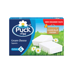 Puck Cream Cheese Squares 6s 108g