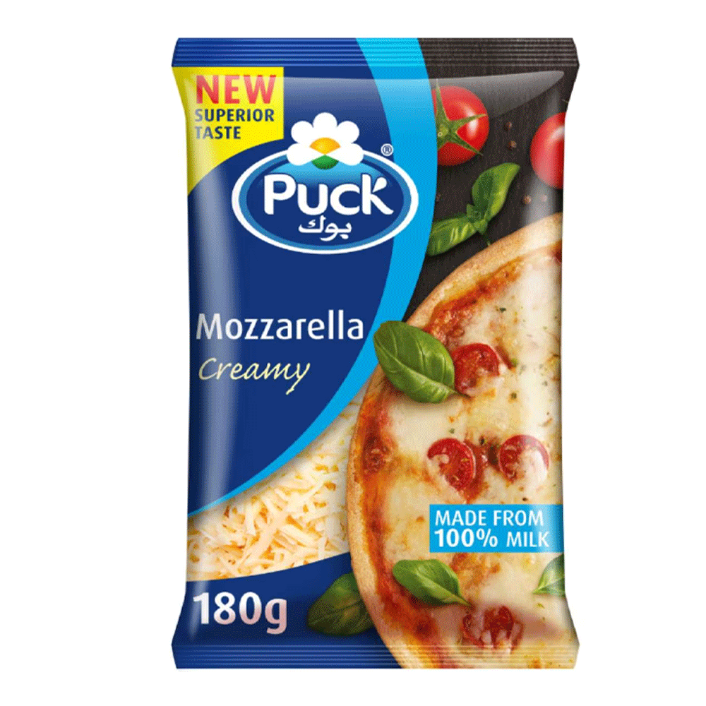 Puck Mozzarella Shredded 180g