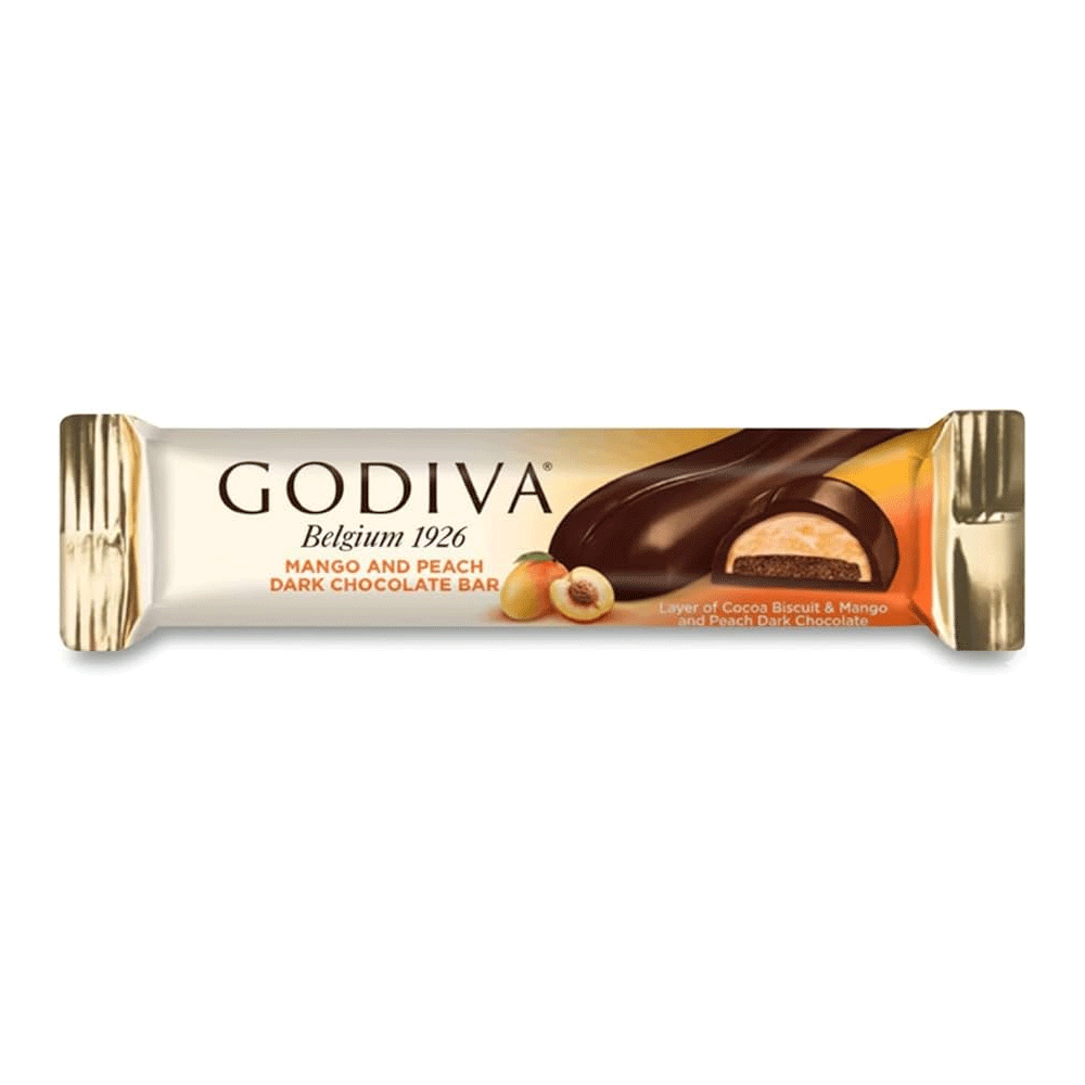 Godiva Belgium Mango & Peach Dark Chocolate 35g