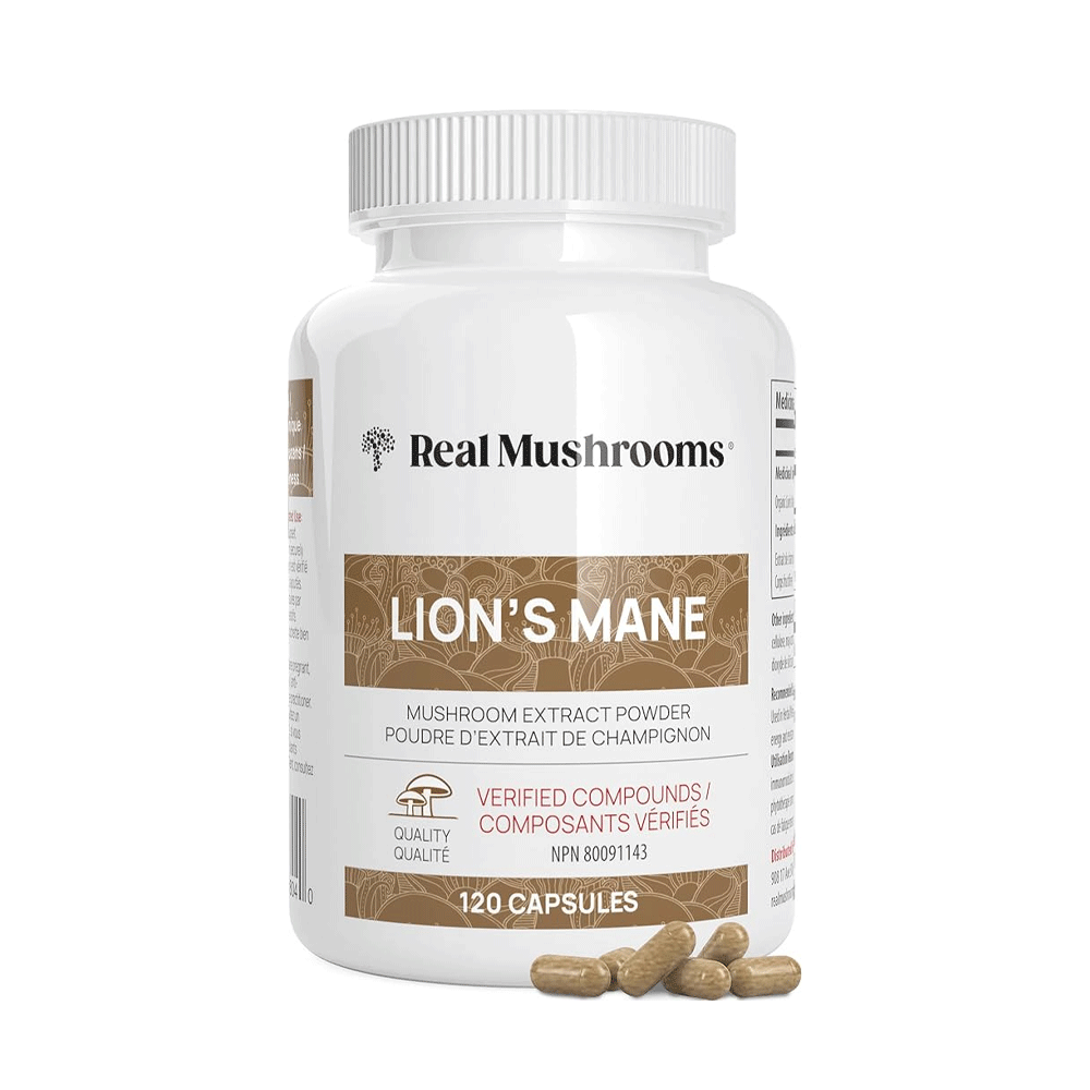Real Mashrooms Lions Mane Cognition Cap 120s