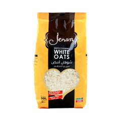 Jenan Quick Cooking White Oats 500g