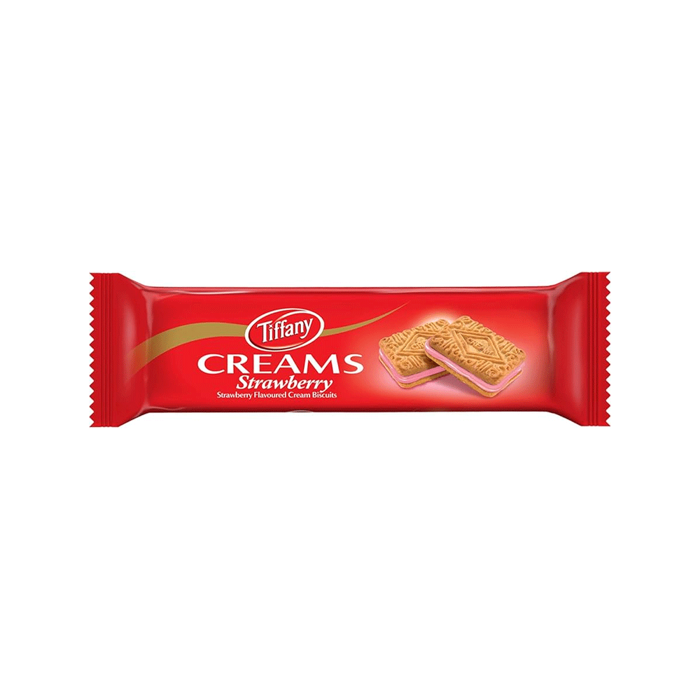 Tiffany Creams - Strawberry 84g