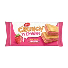 Tiffany Wafer Crunch N Cream Strawberry 150g