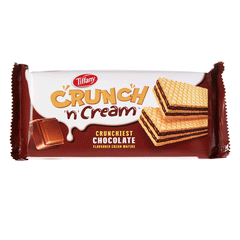 Tiffany Wafer Crunch N Cream Chocolate 76g
