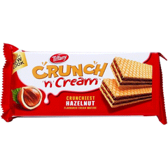 Tiffany Wafer Crunch N Cream Hazelnut 76g