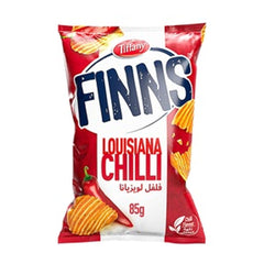 Tiffany Finns Lousiana Chilli Potato Chips 85g