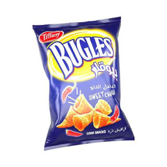 Tiffany Bugles Sweet Chilli Corn Snacks 125g