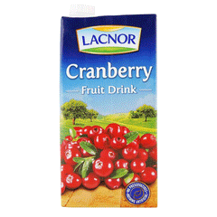 Lacnor Cranberry Fruit Drink 1ltr