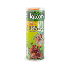 Falcon Slider Freezer Bags 25s Size 20cm X 15cm