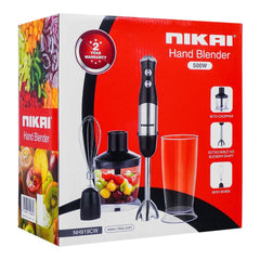 Nikai Hand Blender 600w 4 In1 NH919CW2