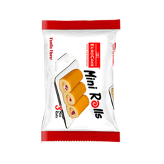 Euro Cake 3 Mini Roll Vanilla 60g