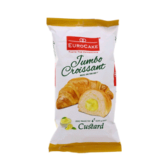 Euro Cake Jumbo Croissant Custard 50g
