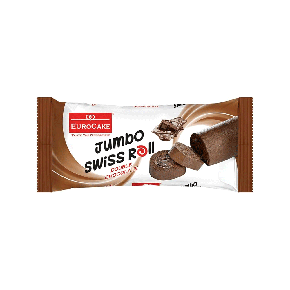 Euro Cake Jumbo Swiss Roll Chocolate 50g