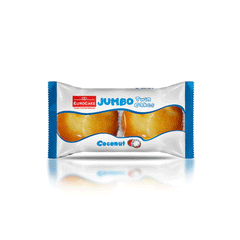 Euro Cake Coconut Jumbo Twin Cakes 50g