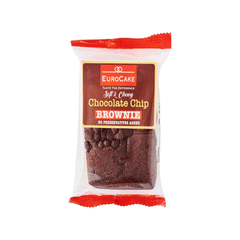 Euro Cake Soft & Chewy Chocolate Chip Brownie 50g