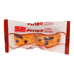 Euro Cake Strawberry Filled Jumbo Twin Cakes 50g
