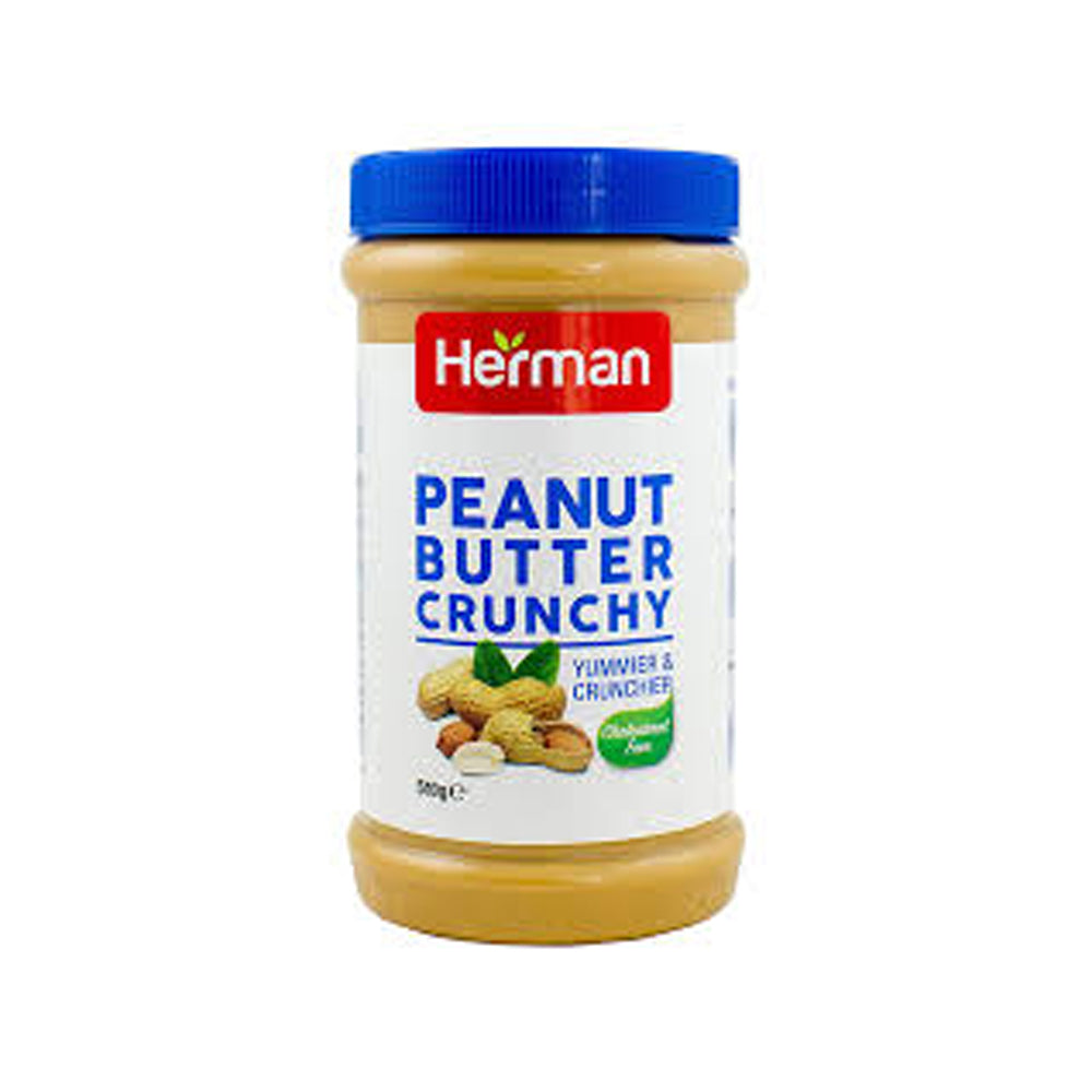 Herman Peanut Butter Crunchy 510g