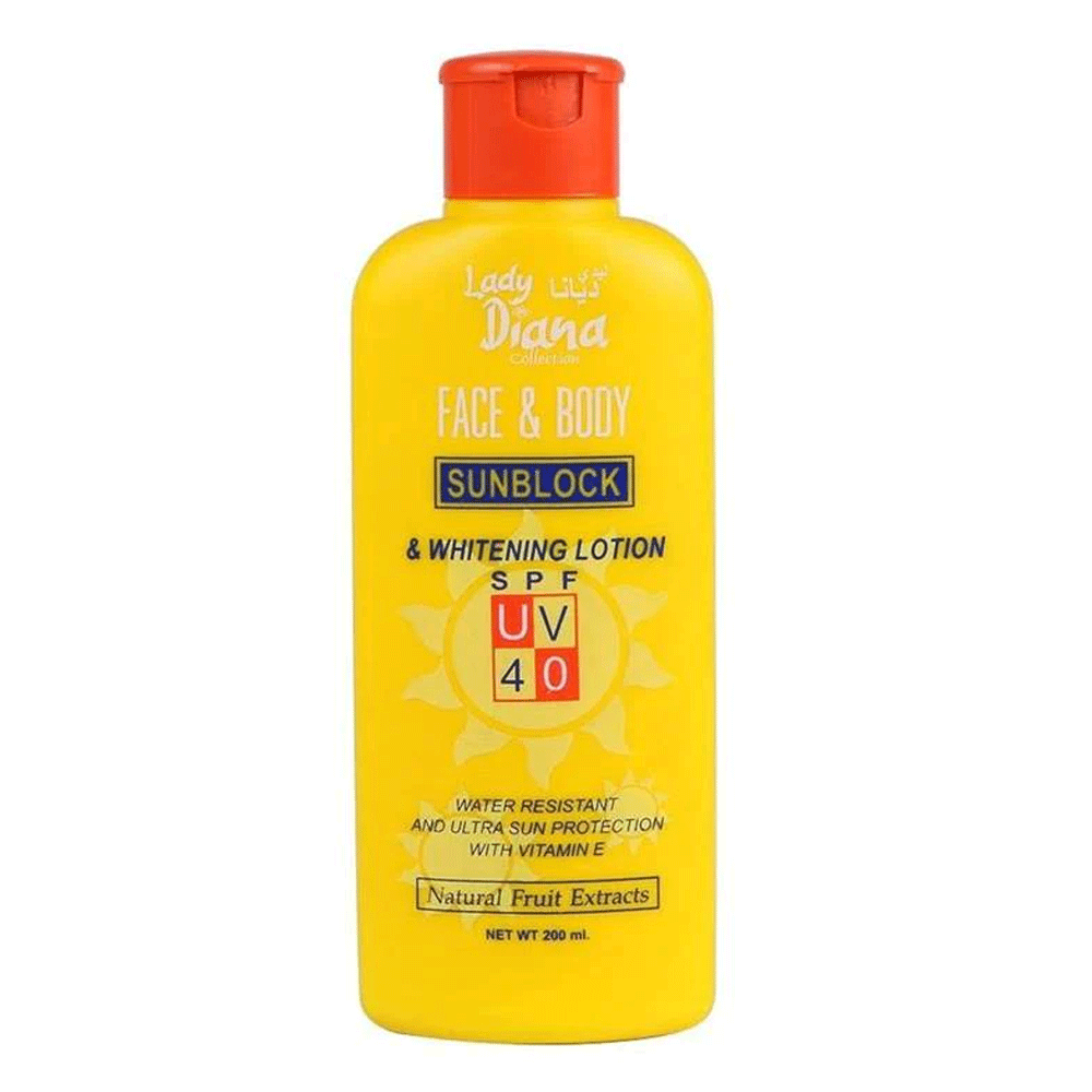 Lady Diana Face & Body Sunblock Lotion 200ml