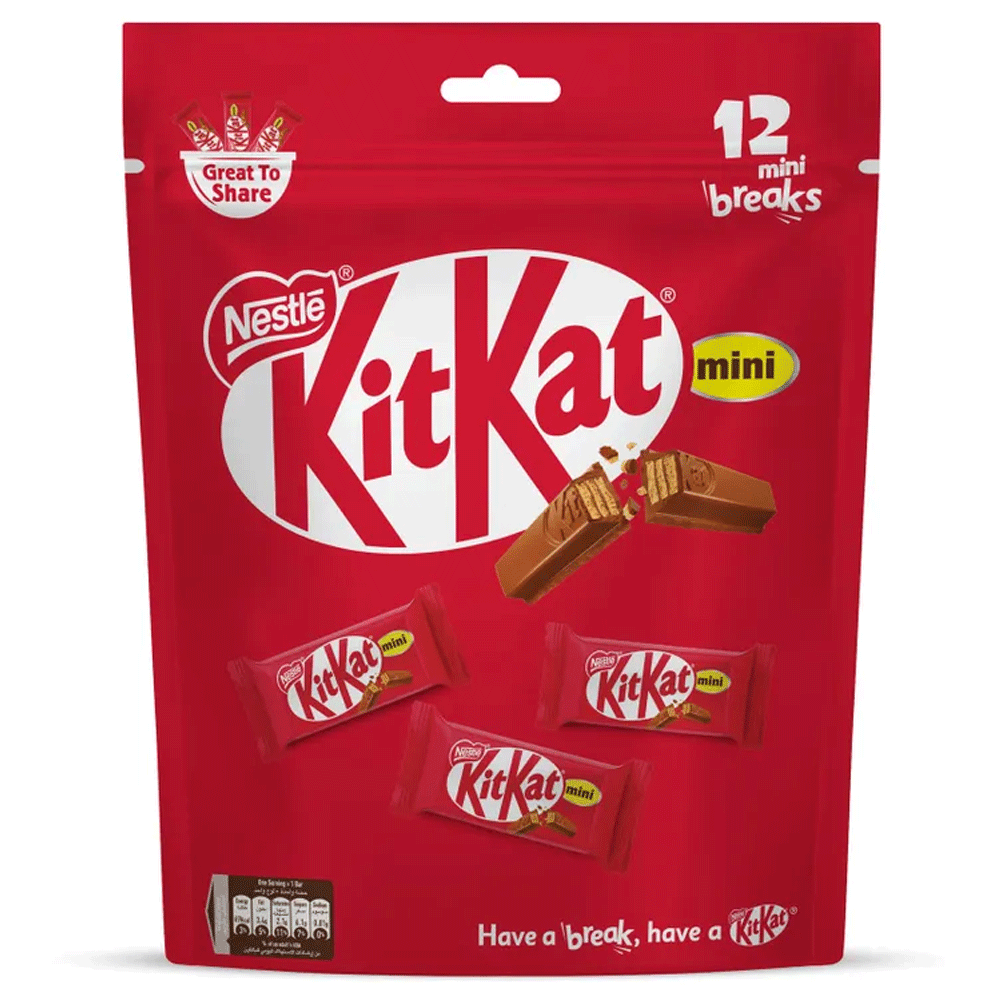 Nestle Kit Kat Mini Chocolate Pouch 162g