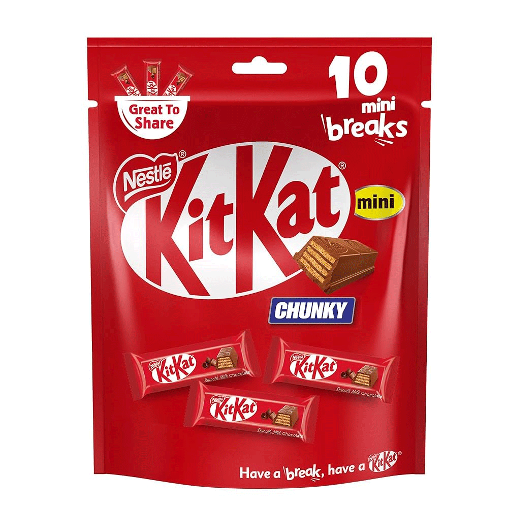 Nestle Kit Kat Chunky Chocolate Pouch 160g