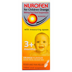 Nurofen For Children Suspension Orange Flavour 150ml