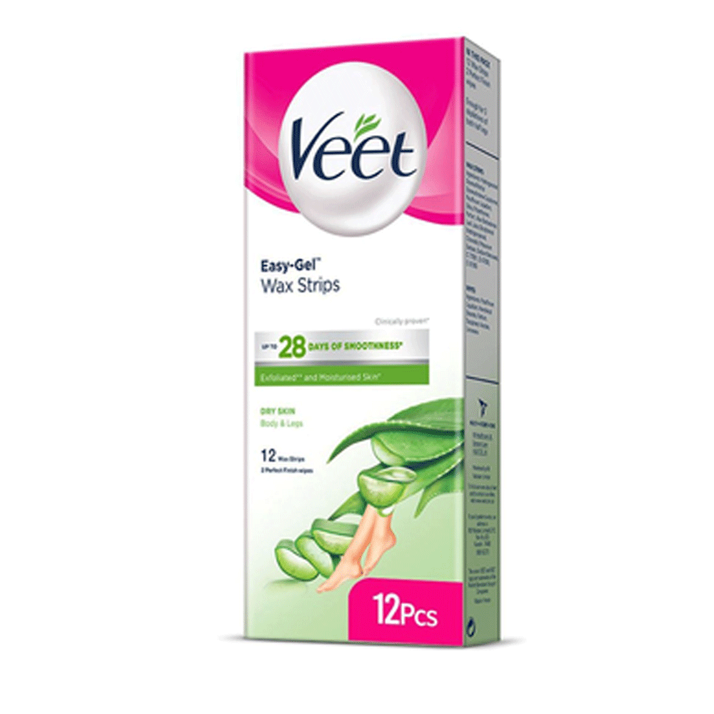 Veet Wax Strips Dry 12s