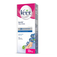 Veet Wax Strips Sensitive 12s