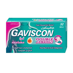 Gaviscon Double Action Mint Tablets 32s