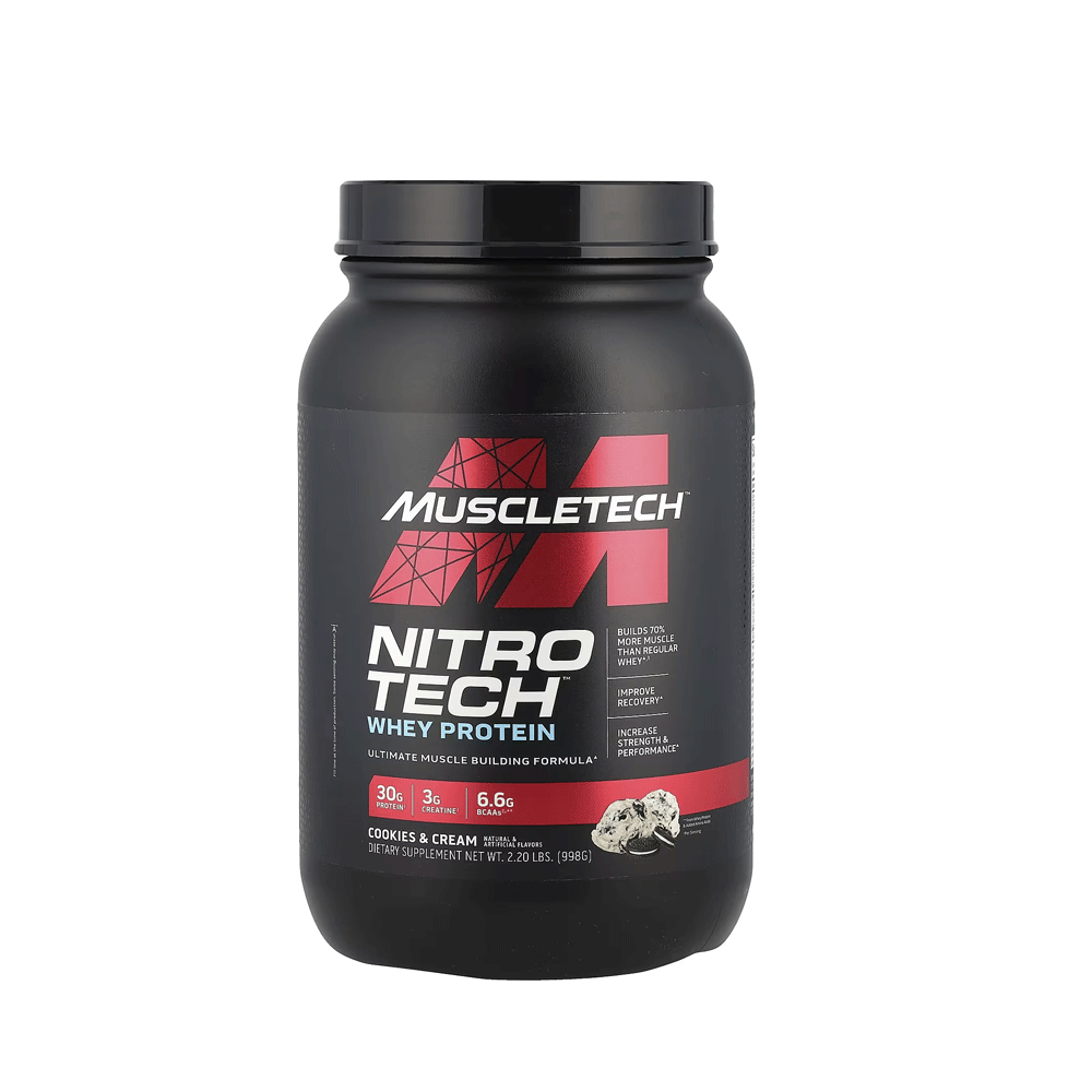 Muscletech Nitro Tech Whey Protein Cookies & Cream 998g 2.20lb