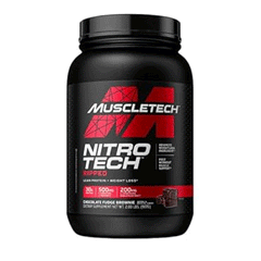 Muscletech Nitro Tech Ripped Chocolate Fudge Brownie 907g 2lb