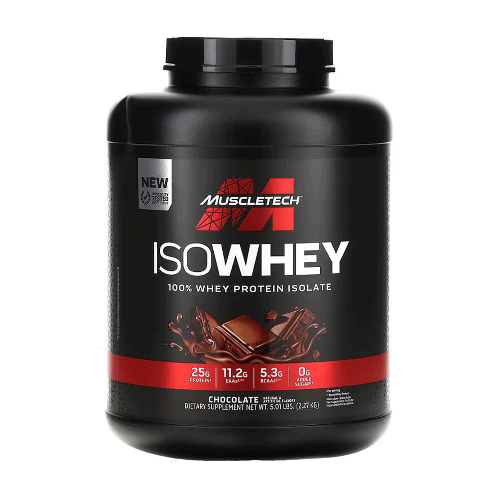 Muscletech Iso Whey Isolate Protein Chocolate Flavour 5.01Lb 2.27kg