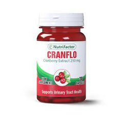 Nutrifactor Cranflo Cranberry Extract 250mg 30 Capsules