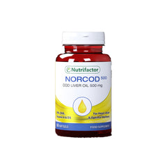 Nutrifactor Norcod 500mg Cod Liver Oil 60s