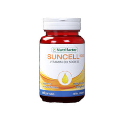 Nutrifactor Suncell Vit D3 5000iu Softgels 60s