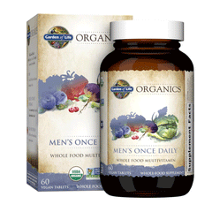 Garden of Life Organics Mens Once Daily Tab 60s