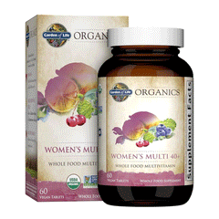 Garden of Life Organics Womens Multi 40+ Tab 60s