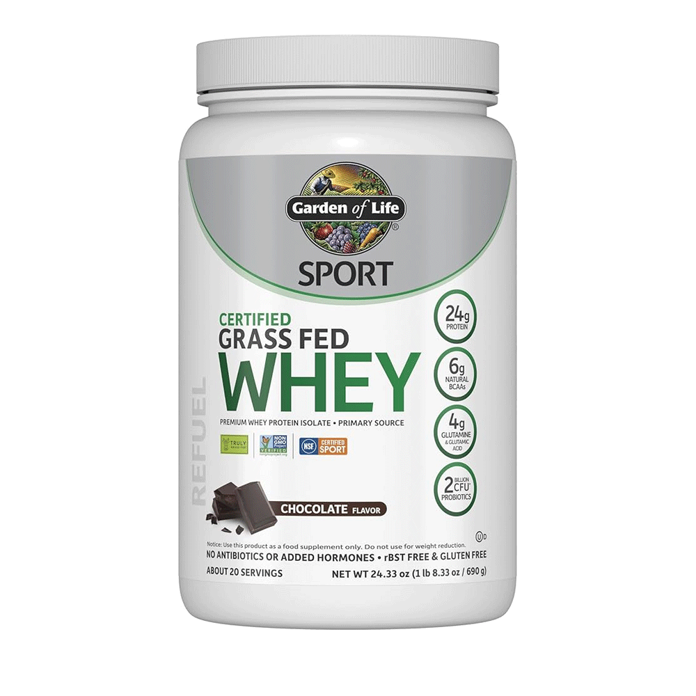 Garden of Life Sport Grass Fed Whey Protein Chocolate Flavor 690g 1lb
