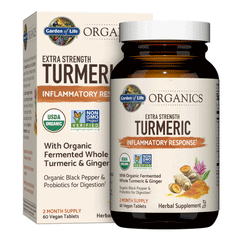 Garden of Life Organics Extra Strength Turmeric Tab 60s