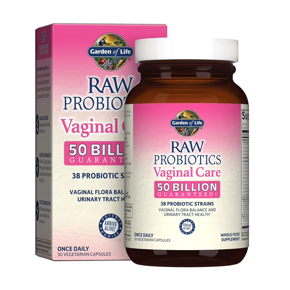 Garden of Life Raw Probiotics Vaginal Care 50 Billion Veg Cap 30s