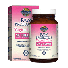 Garden of Life Raw Probiotics Vaginal Care 50 Billion Veg Cap 30s