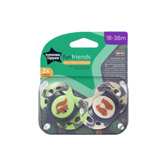 Tommee Tippee Fun Friends 2x Pacifiers Sucettes 6-18m