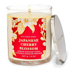 Bath & Body Works Japanese Cherry Blossom Scented Candle 227g
