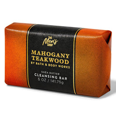 Bath & Body Works Mahogany Teakwood Shea Butter Cleansing Bar 141.75g