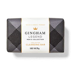 BBW Gingham Legend Mens Cleansing Bar 141.75g