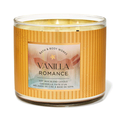 Bath & Body Works Vanilla Romance Soy Wax Blend Candle 411g