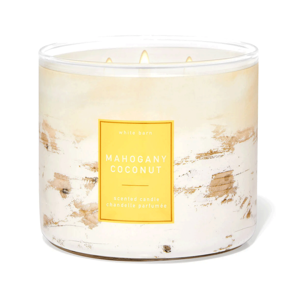 Bath & Body Works Mahogany Coconut Soy Wax Blend Candle 411g