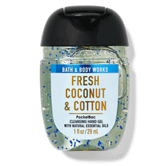 Bath & Body Fresh Coconut & Cotton Hand Gel 29ml