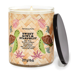 BBW Sweet Kiwi & Star Fruit Scented Candle 227g