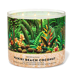 BBW Waikiki Beach Coconut Soy Wax Blend candle 411g